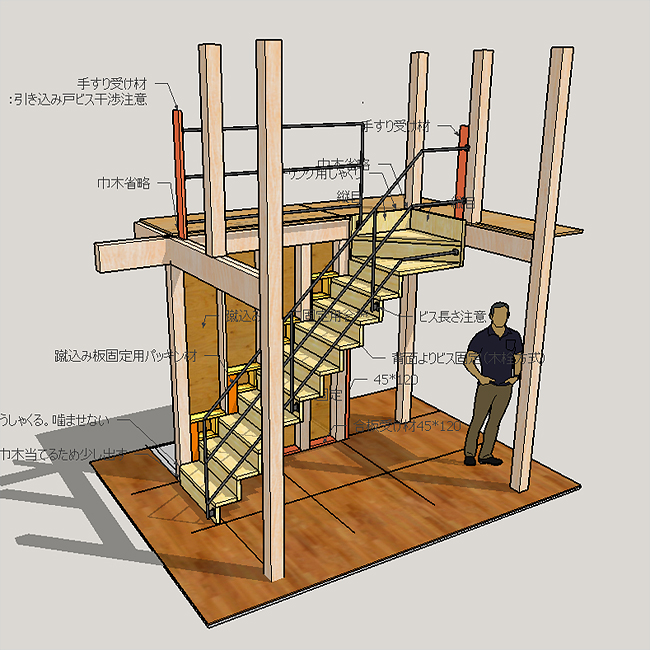 新潟k邸階段詳細 I I Architects